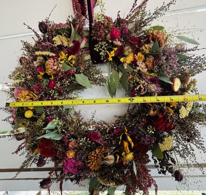 Seasonal Dried Floral Wreaths